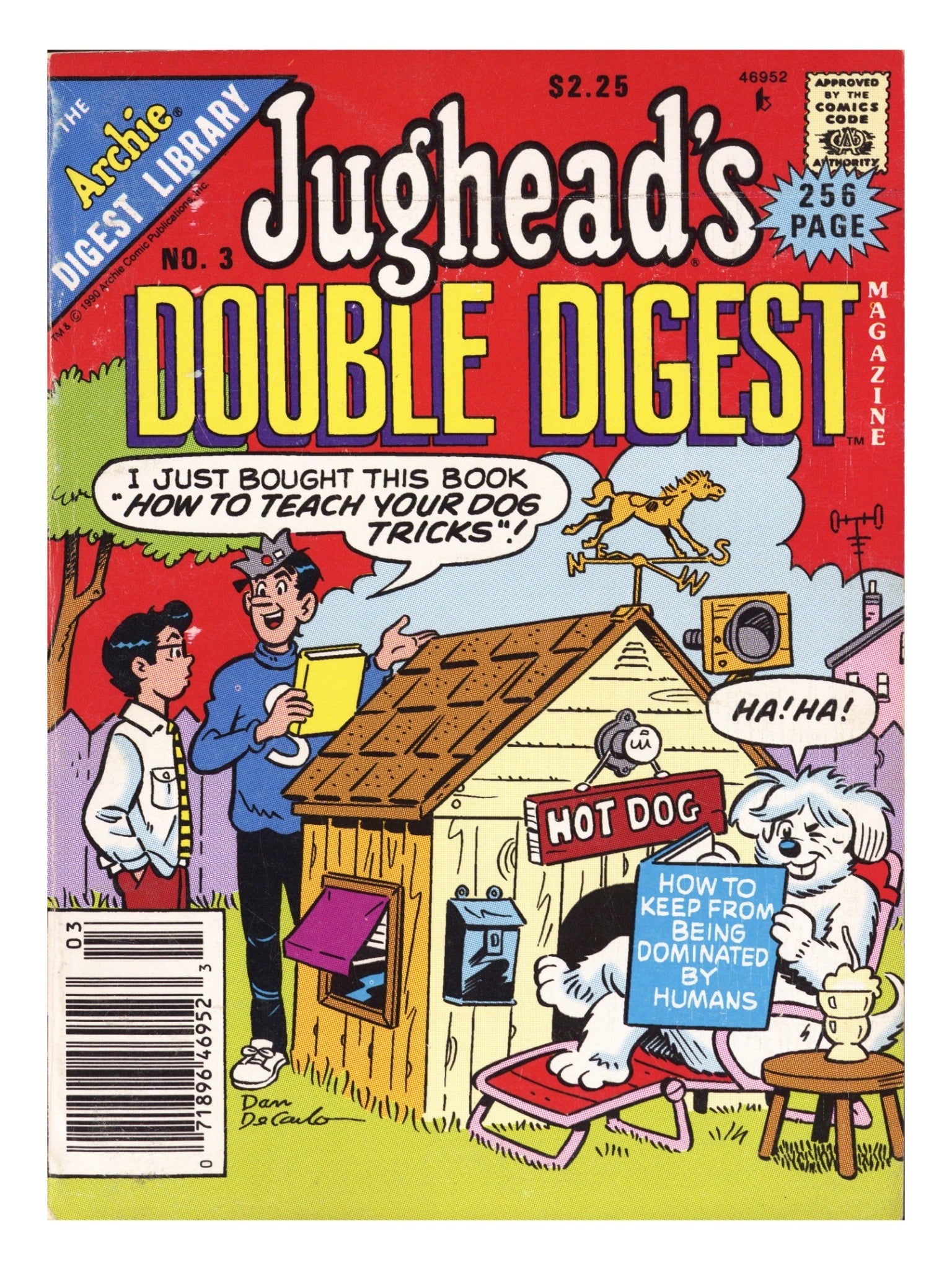 Jughead's Double Digest 3 Low Grade (1990) Newsstand 