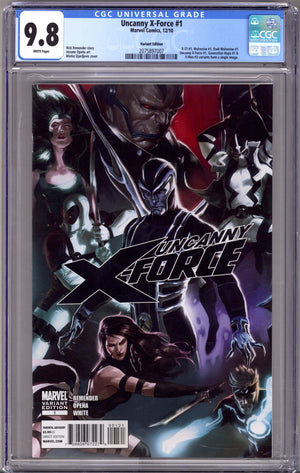 Uncanny X-Force Vol 1 1 CGC 9.8 (NM/M)   (2010) Djurdjevic     Incentive Variant