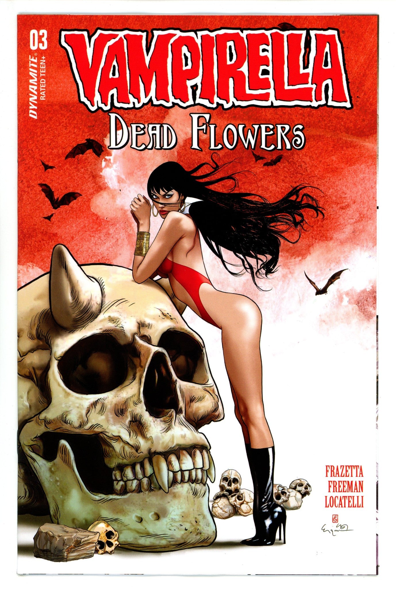 Vampirella Dead Flowers 3 GÃ¼ndÃ¼z Variant (2023)