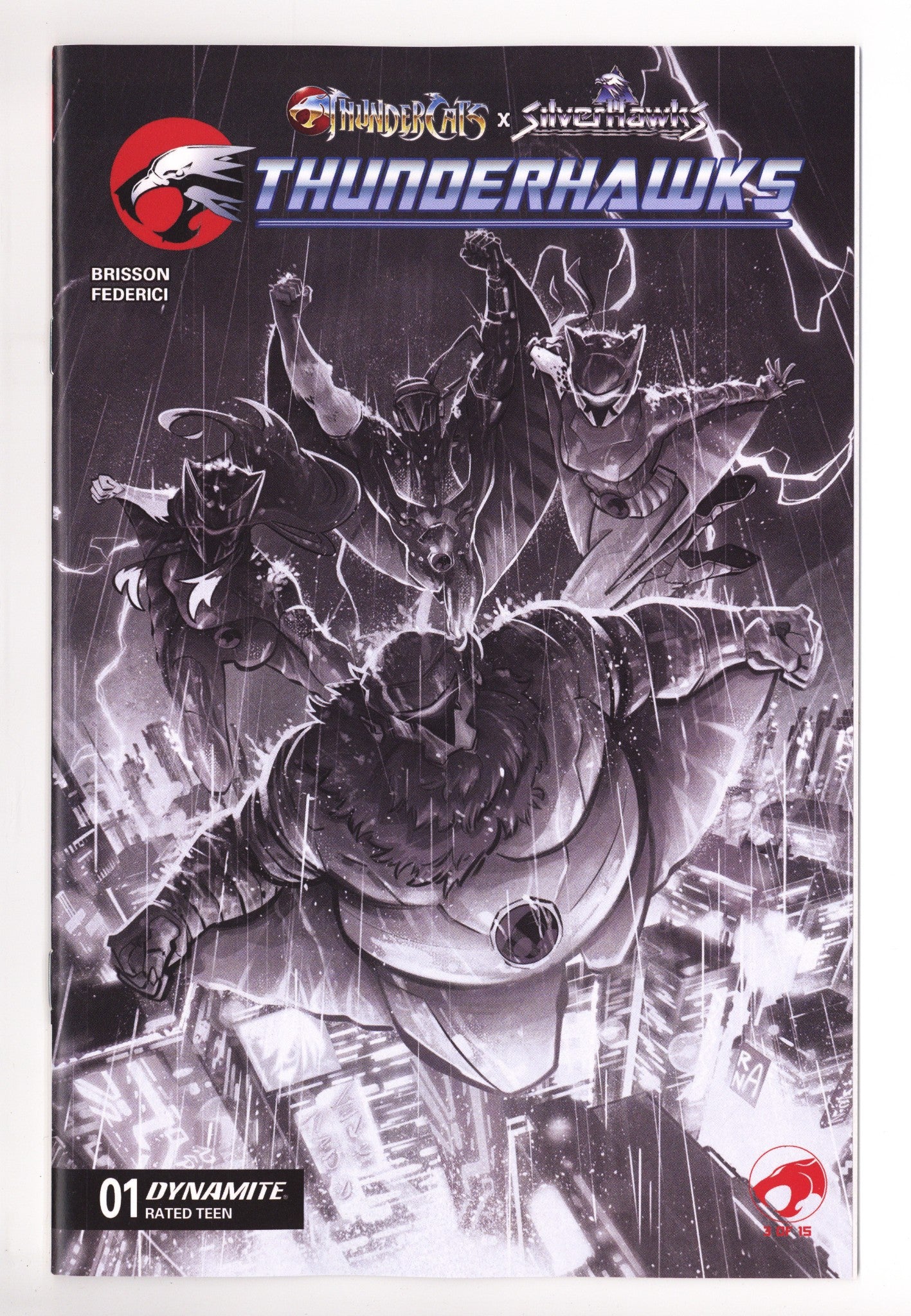 Thundercats X Silverhawks Thunderhawks  1 Ranaldi  B&W Incentive NM-  (2026)