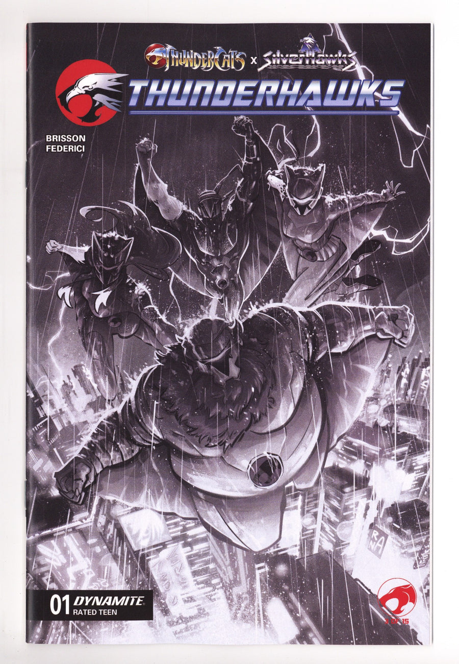 Thundercats X Silverhawks Thunderhawks  1 Ranaldi  B&W Incentive NM-  (2026)
