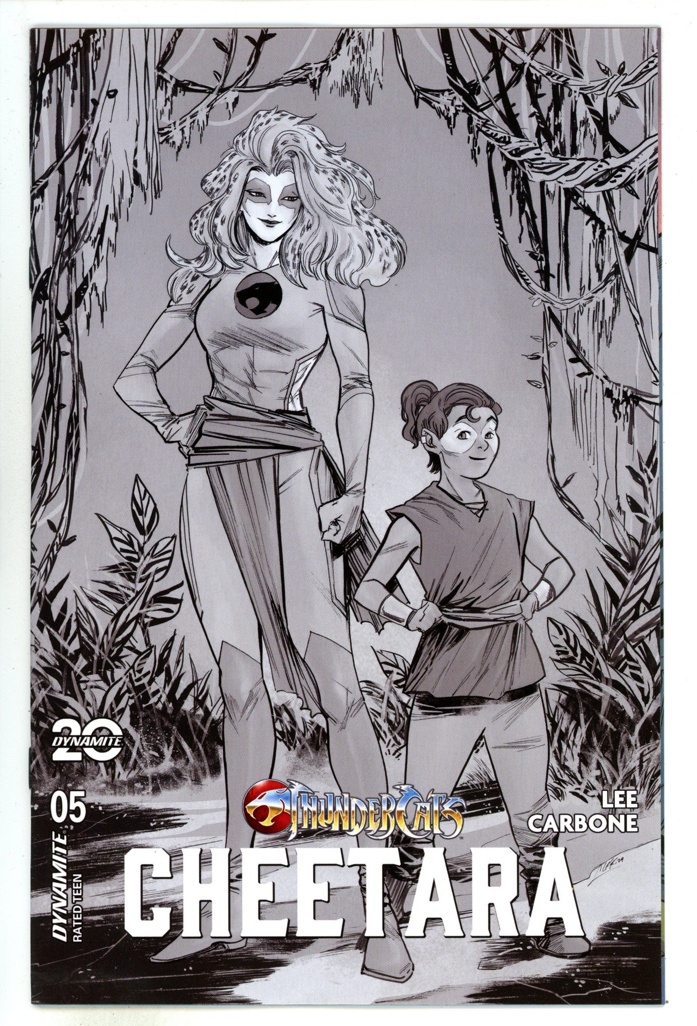Thundercats Cheetara 5 Lee B&W Incentive Variant (2024)