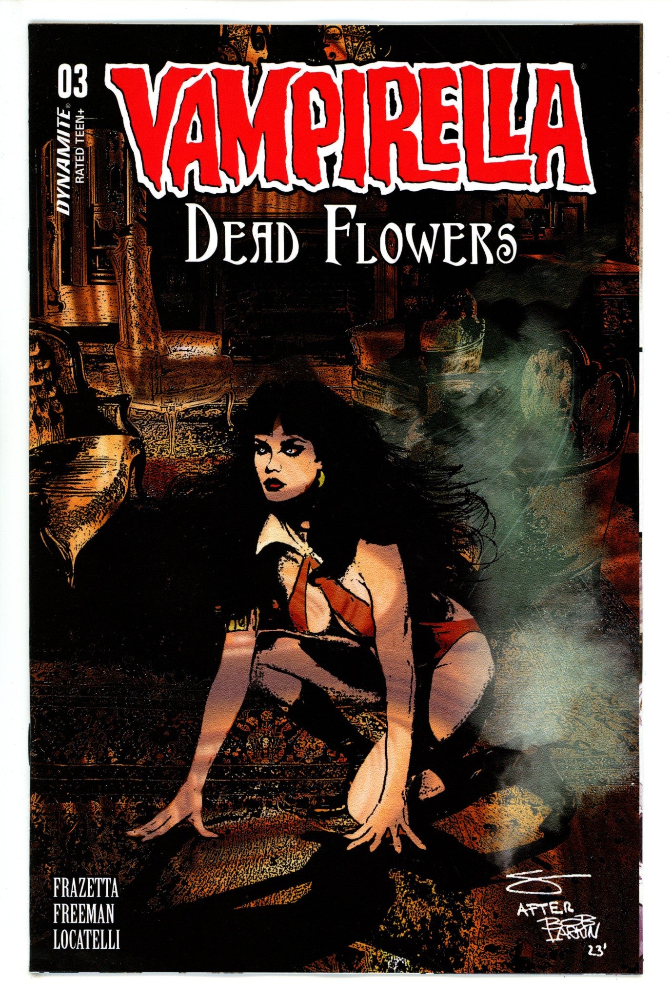 Vampirella Dead Flowers 3 Frazetta Variant (2023)