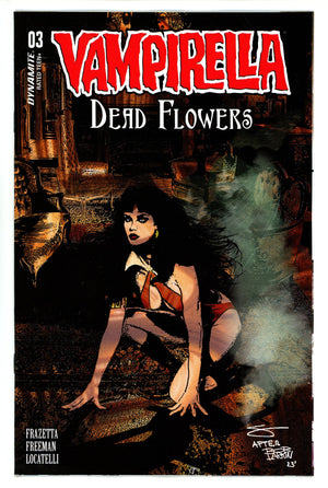 Vampirella Dead Flowers 3 Frazetta Variant (2023)