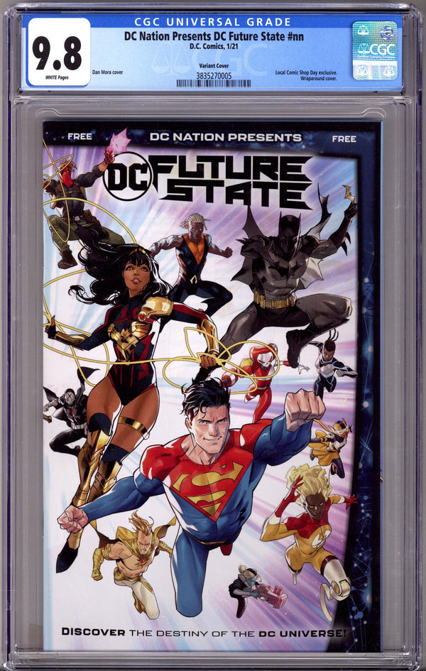 DC Nation Presents DC Future State [nn] CGC 9.8 (NM/M) (2021) One Per Store Variant