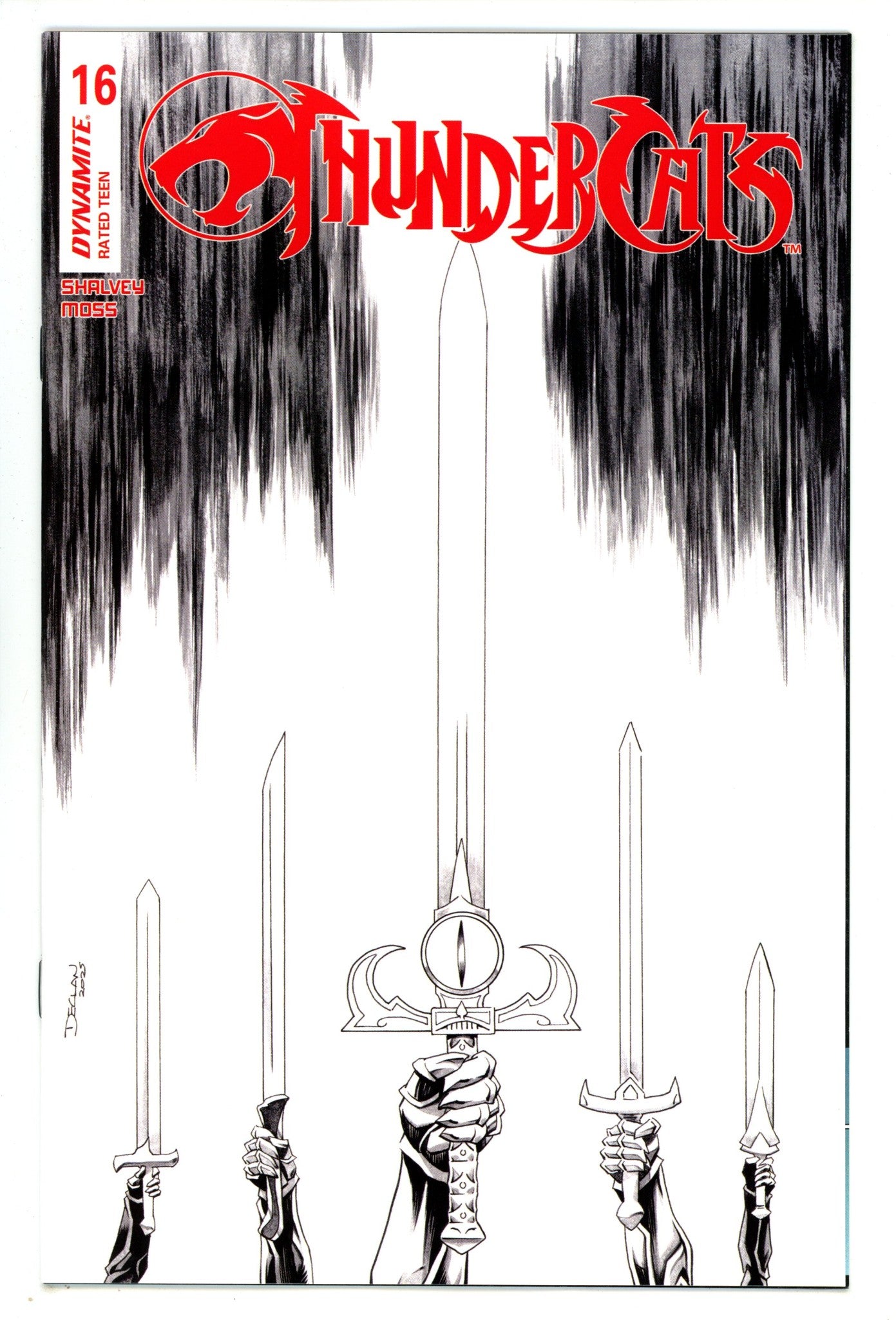 Thundercats 16 Shalvey B&W Incentive Variant (2025)