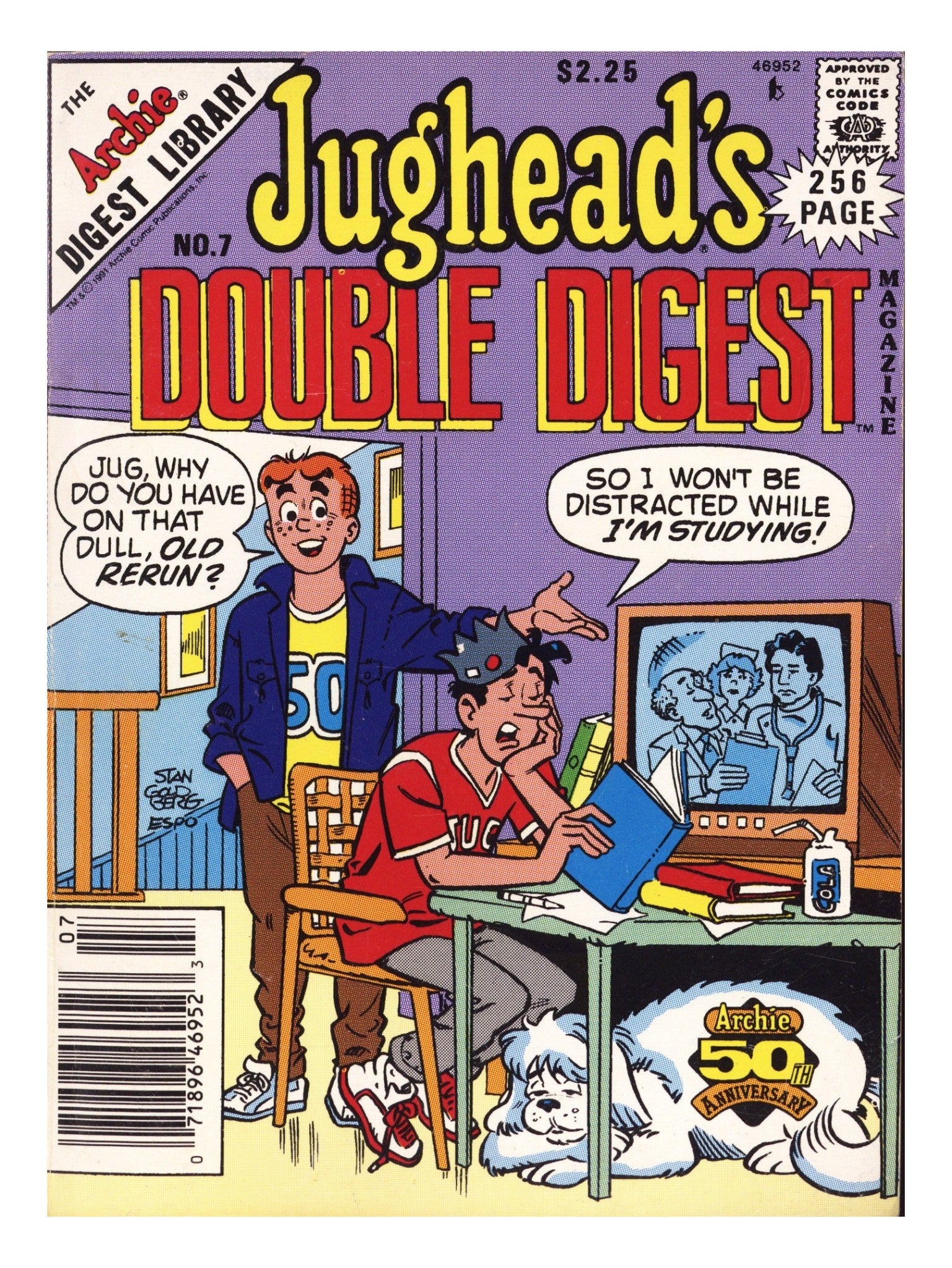 Jughead's Double Digest 7 Low Grade (1991) Newsstand 