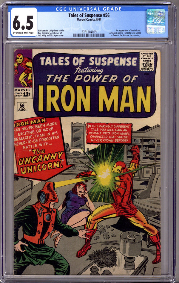 Tales of Suspense Vol 1 56 CGC 6.5 (FN+) (1964)