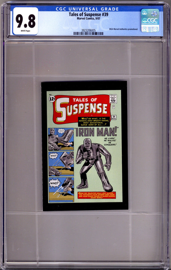 Tales of Suspense No. 39 [MGA Die-Cast Car] [nn] CGC 9.8 (NM/M) (2007)