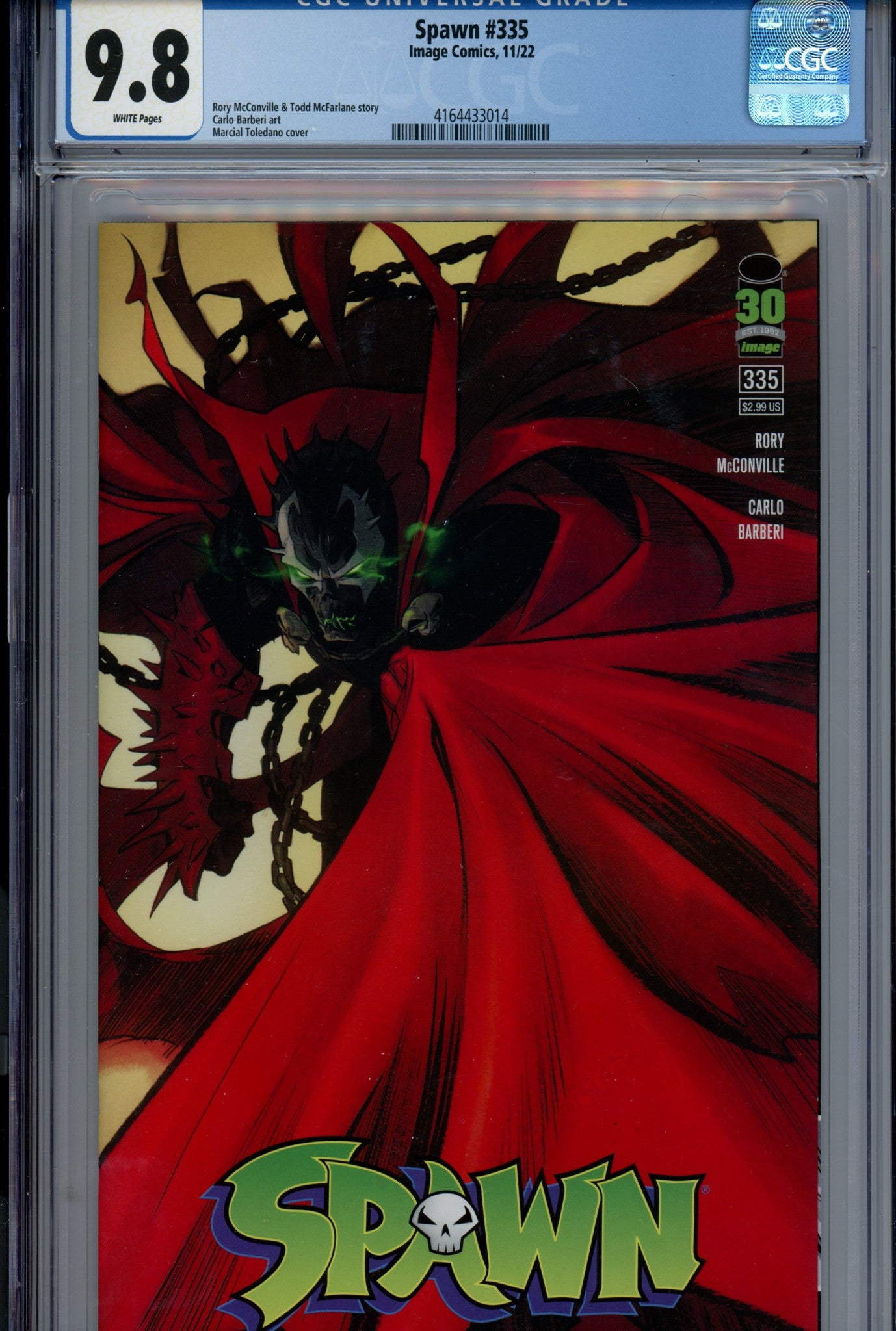 Spawn 335 CGC 9.8 (NM/M) (2022) 
