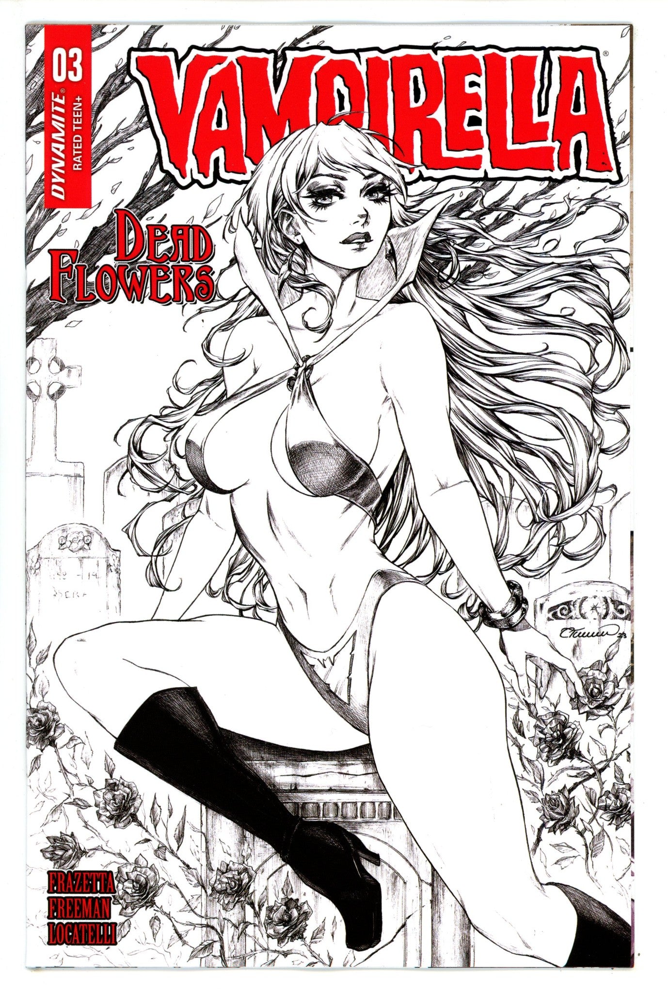 Vampirella Dead Flowers 3 Turner Incentive Variant (2023)