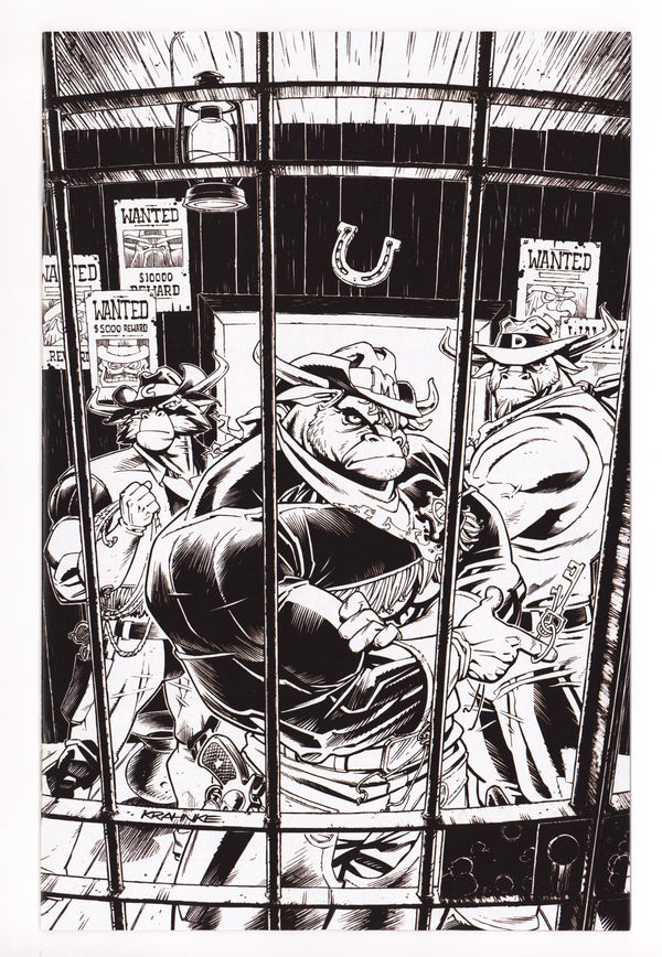 Wild West Cow-Boys Of Moo Mesa 2 Krahnke B&W Incentive NM- (2025)