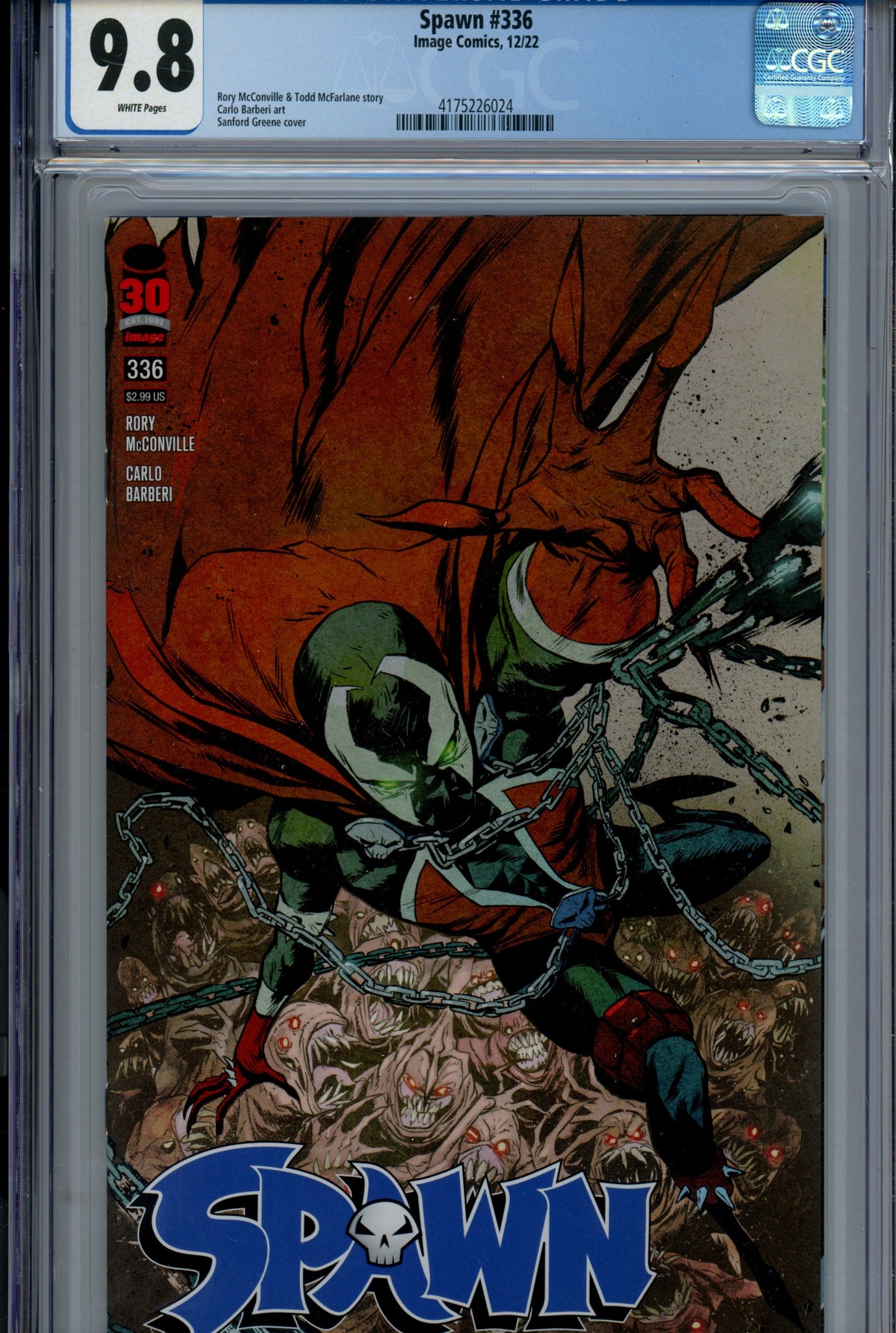 Spawn 336 CGC 9.8 (NM/M) (2022) 