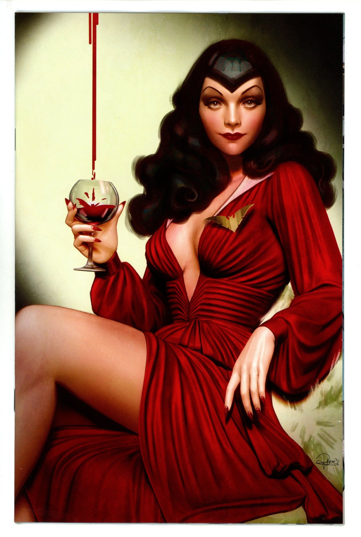 Vampirella Vs Superpowers 5 Puebla Virgin Incentive Variant NM- (2023)