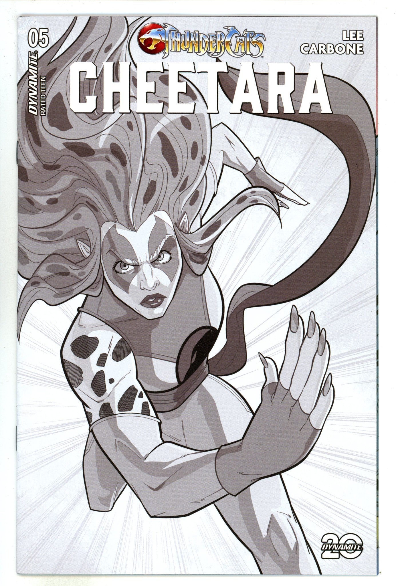 Thundercats Cheetara 5 Stein B&W Incentive Variant (2024)
