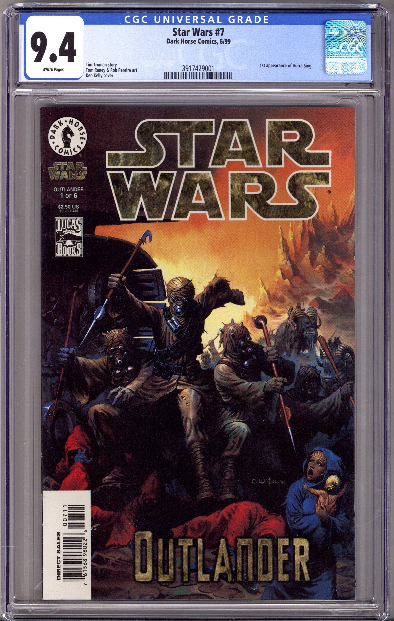 Star Wars Vol 1 7 CGC 9.4 (NM) (1999)