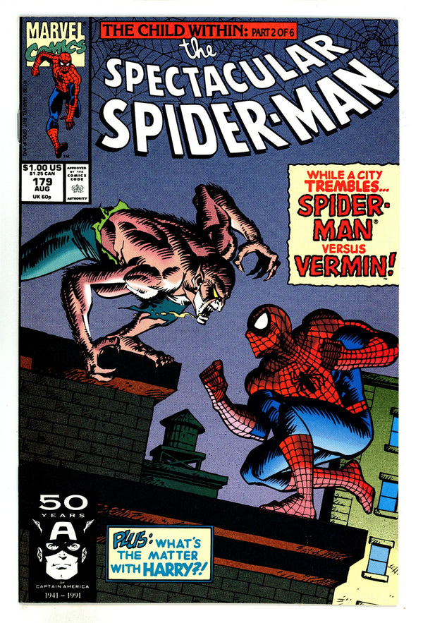 The Spectacular Spider-Man Vol 1 179 High Grade (1991)