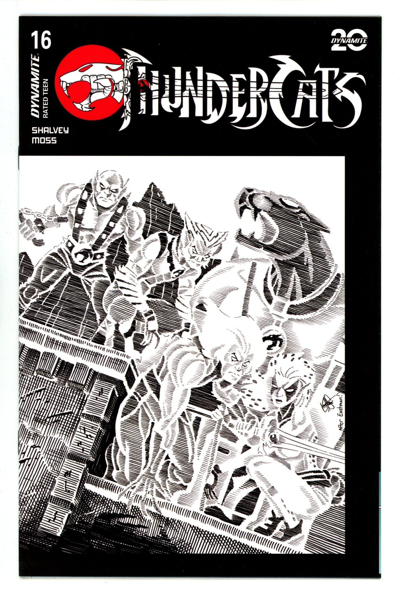 Thundercats 16 Haeser B&W Homage Incentive Variant (2025)