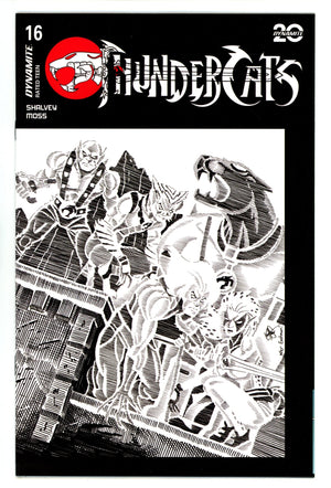 Thundercats 16 Haeser B&W Homage Incentive Variant (2025)