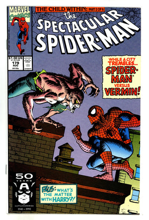 The Spectacular Spider-Man Vol 1 179 NM- (9.2) (1991)
