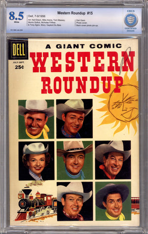 Western Roundup 15 CBCS 8.5 (VF+) (1956)