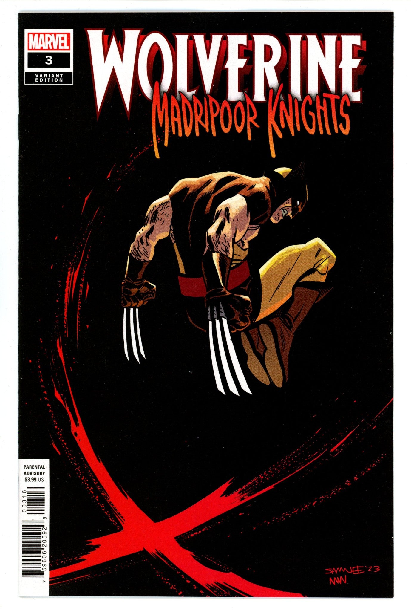Wolverine Madripoor Knights 3 Samnee Incentive Variant NM- (2024)