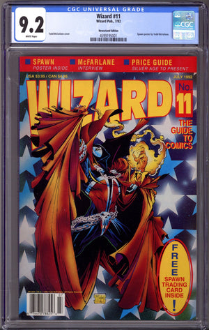 Wizard: The Comics Magazine 11 CGC 9.2 (NM-) (1992) Newsstand