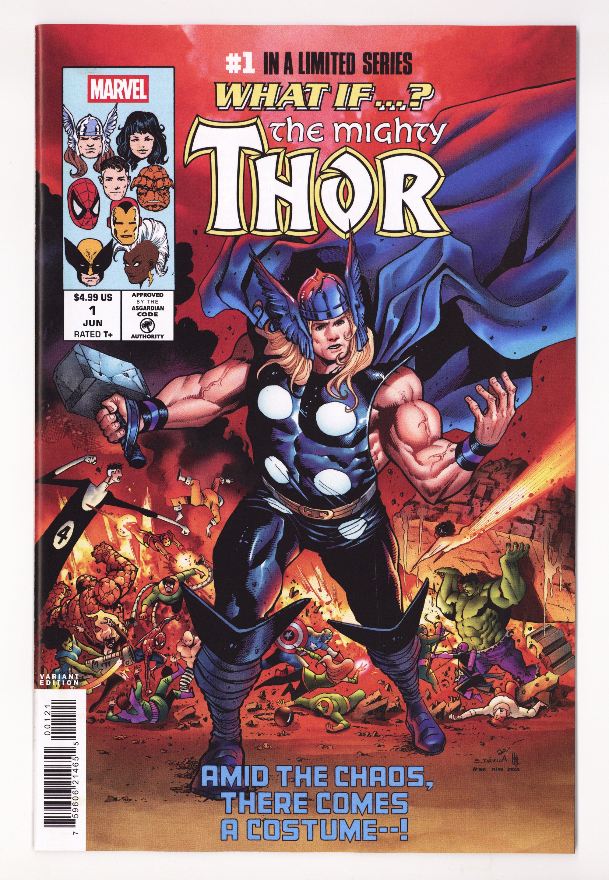 What If...? Thor 1 Dávila Homage Variant (2026)