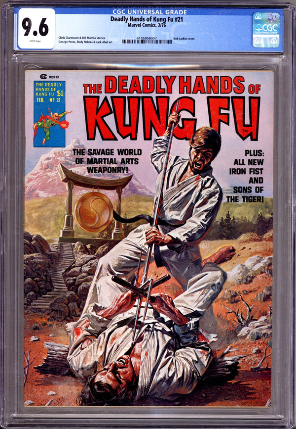 The Deadly Hands of Kung Fu 21 CGC 9.6 (NM+) (1976)