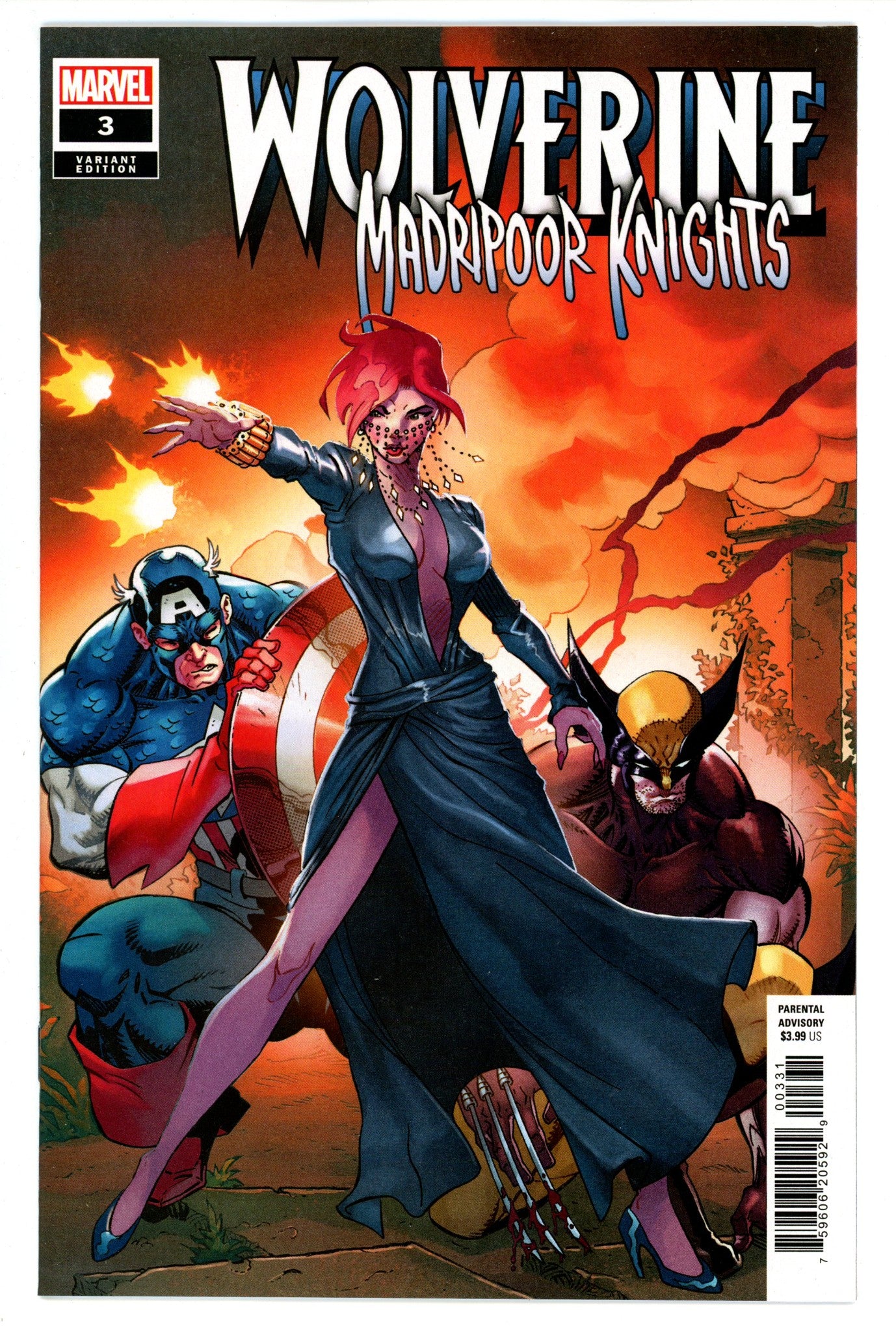 Wolverine Madripoor Knights 3 Rosa Variant (2024)