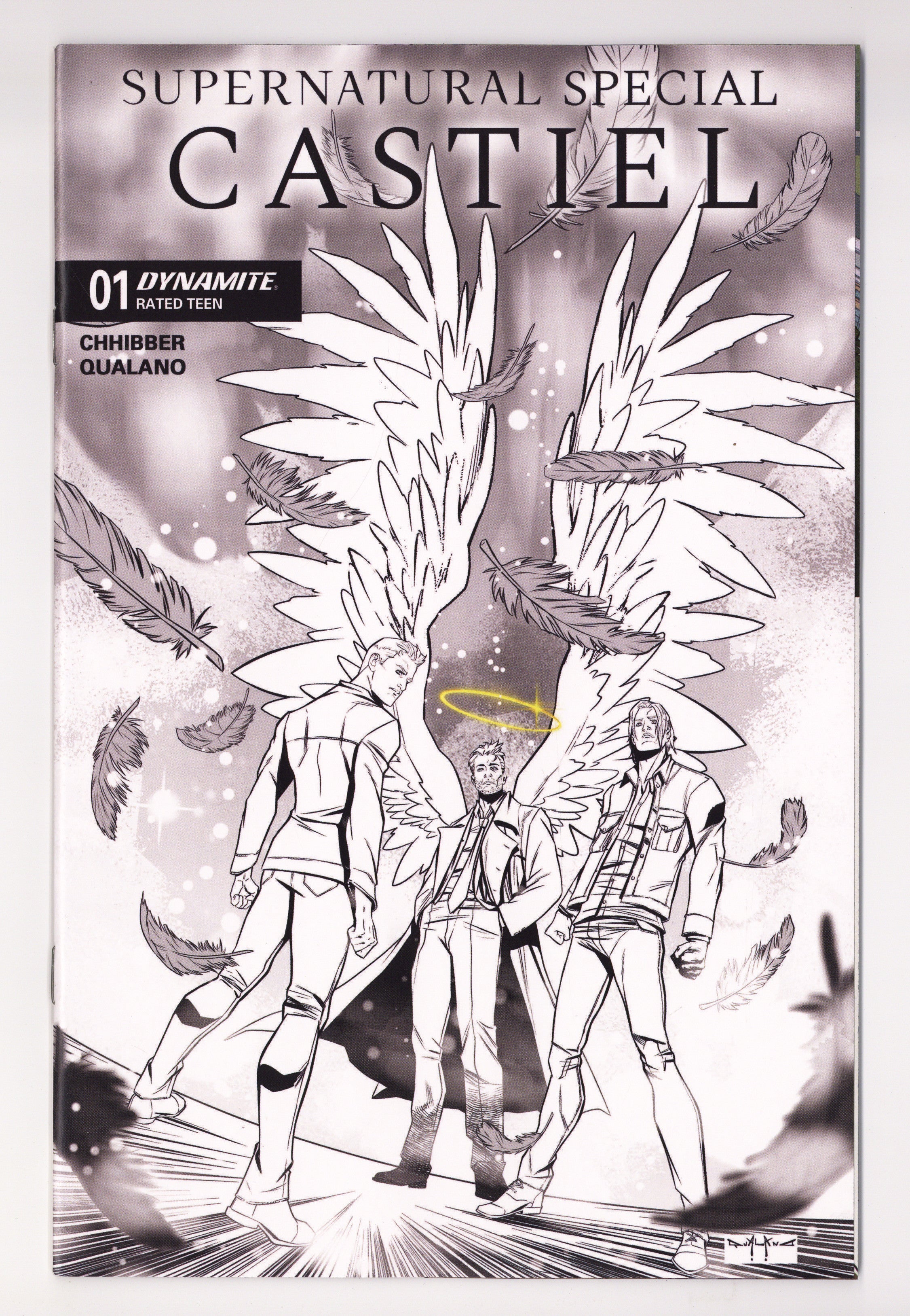 Supernatural Special Castiel 1 Qualano B&W Incentive (2026)