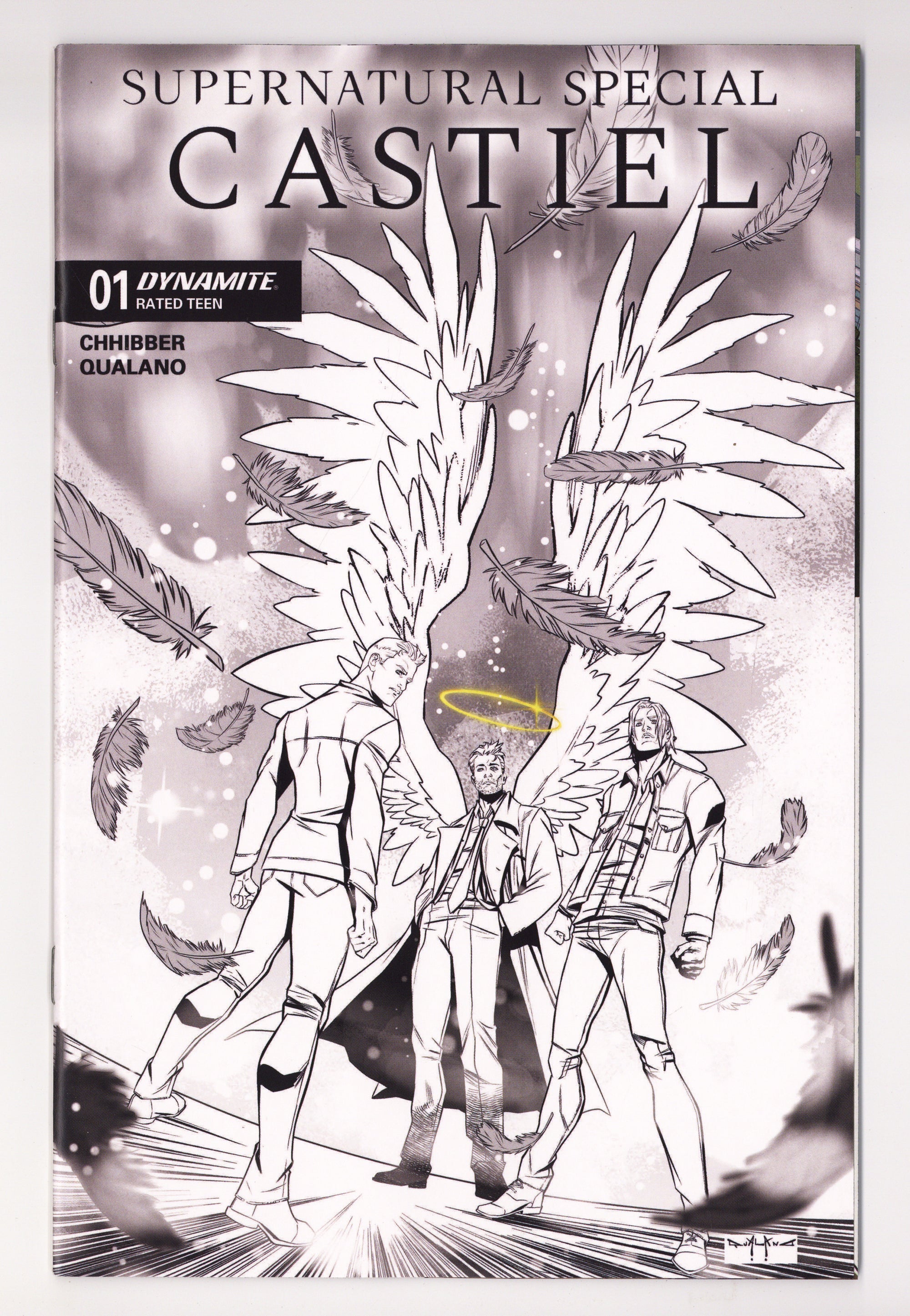 Supernatural Special Castiel 1 Qualano B&W Incentive (2026)