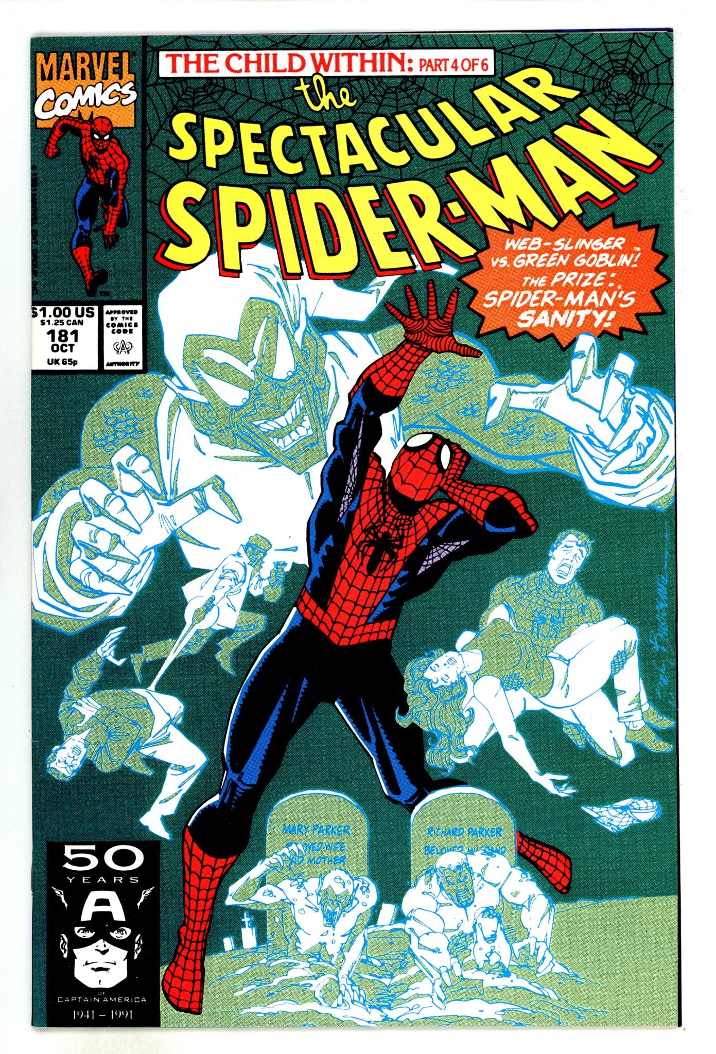 The Spectacular Spider-Man Vol 1 181 High Grade (1991) 