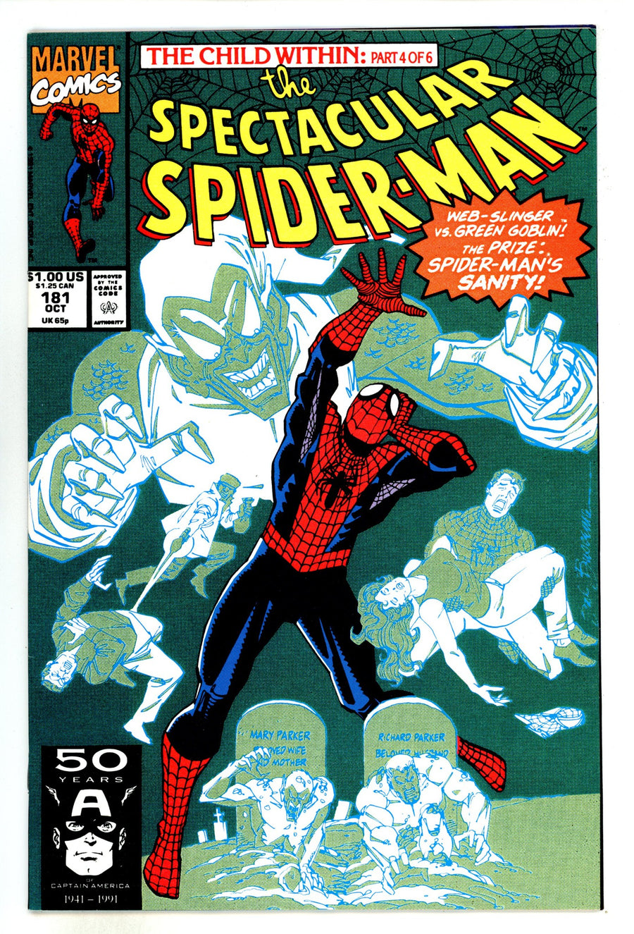 The Spectacular Spider-Man Vol 1 181 High Grade (1991) 