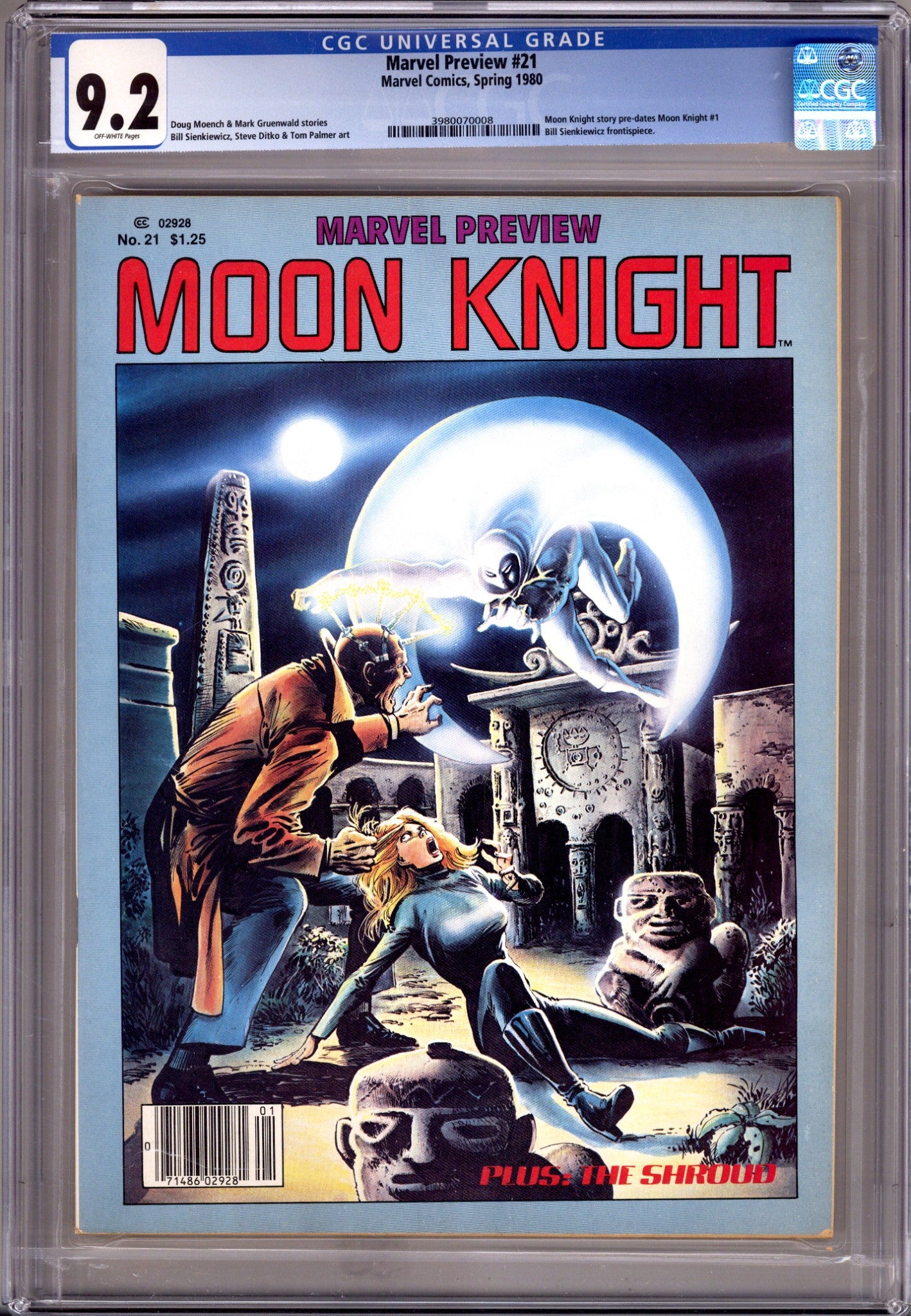 Marvel Preview 21 CGC 9.2 (NM-) (1980) 