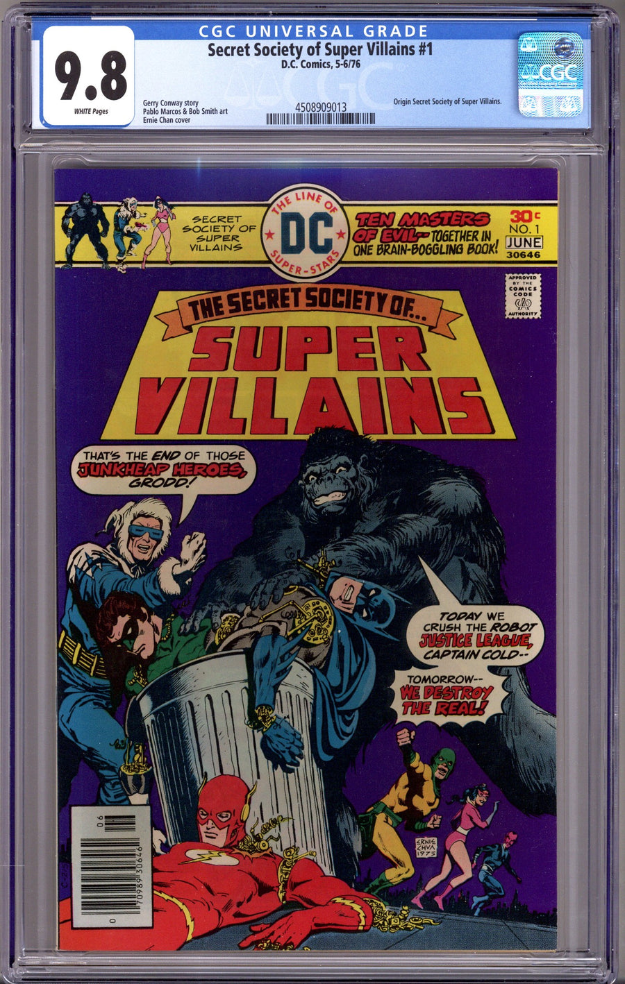 Secret Society of Super-Villains 1 CGC 9.8 (NM/M) (1976)