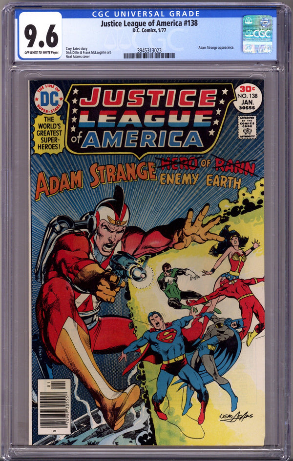 Justice League of America Vol 1 138 CGC 9.6 (NM+) (1977)