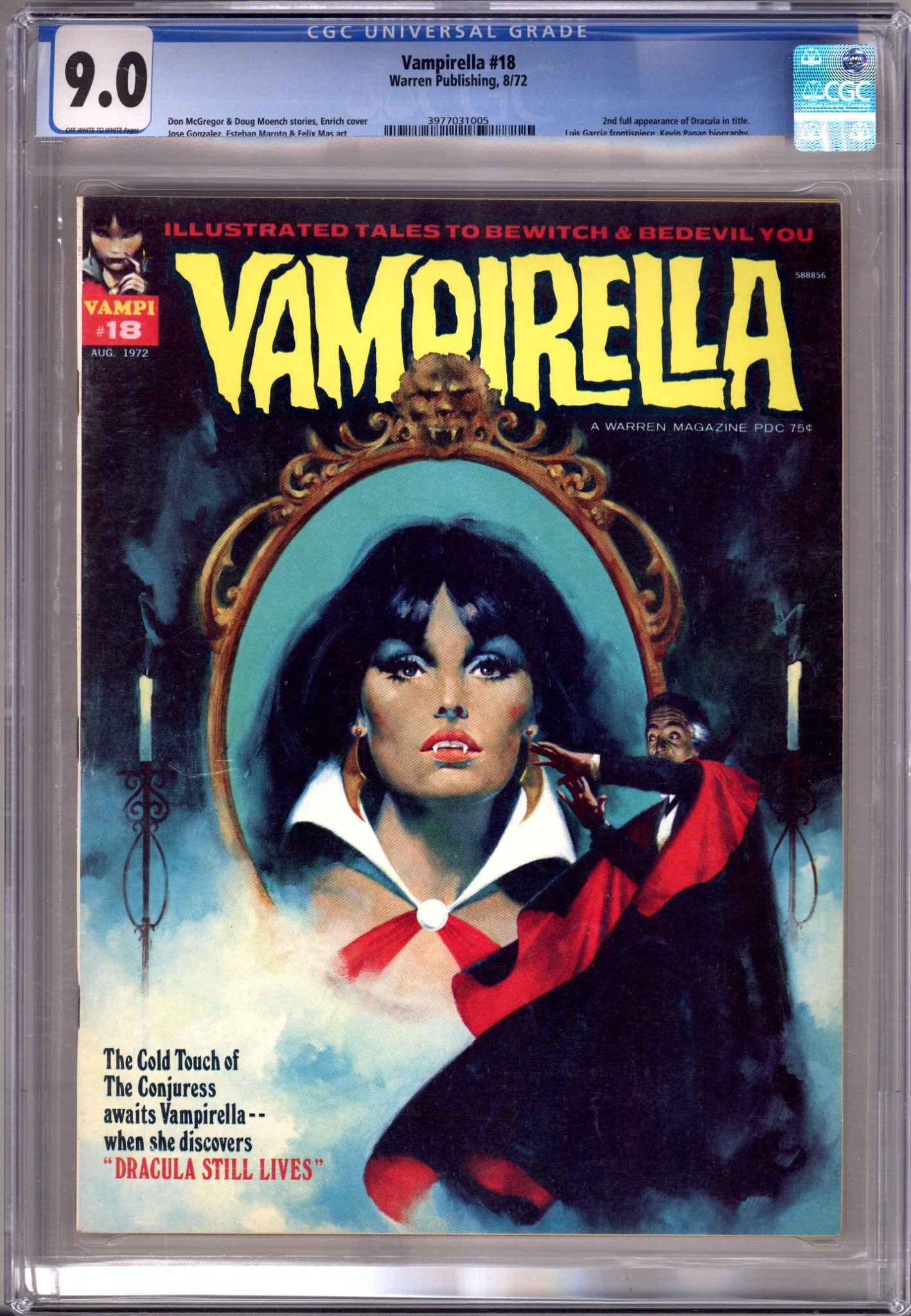 Vampirella Vol 1 18 CGC 9.0 (VF/NM) (1972) 