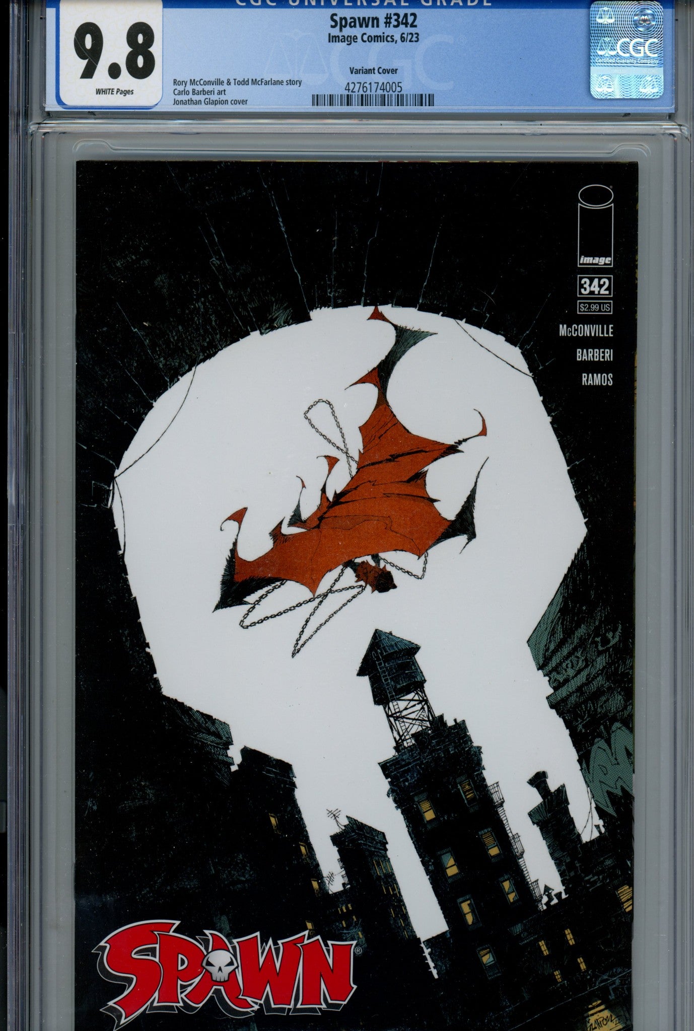 Spawn 342 CGC 9.8 (NM/M) (2023) Glapion Variant 