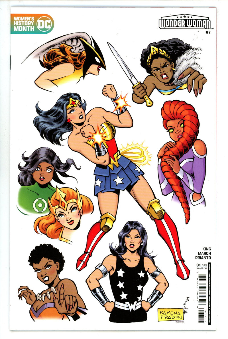 Wonder Woman Vol 6 7 Fradon Variant (2024)