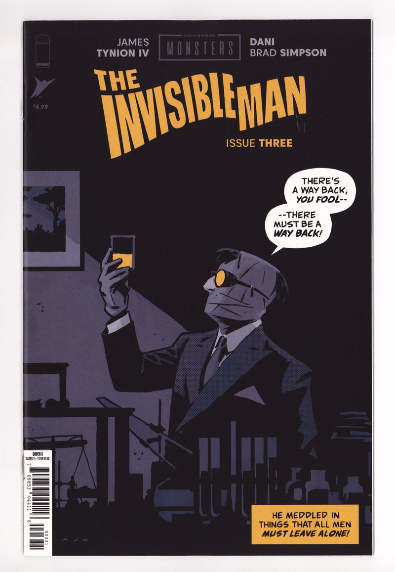 Universal Monsters The Invisible Man 3 Aja Incentive NM (2025)