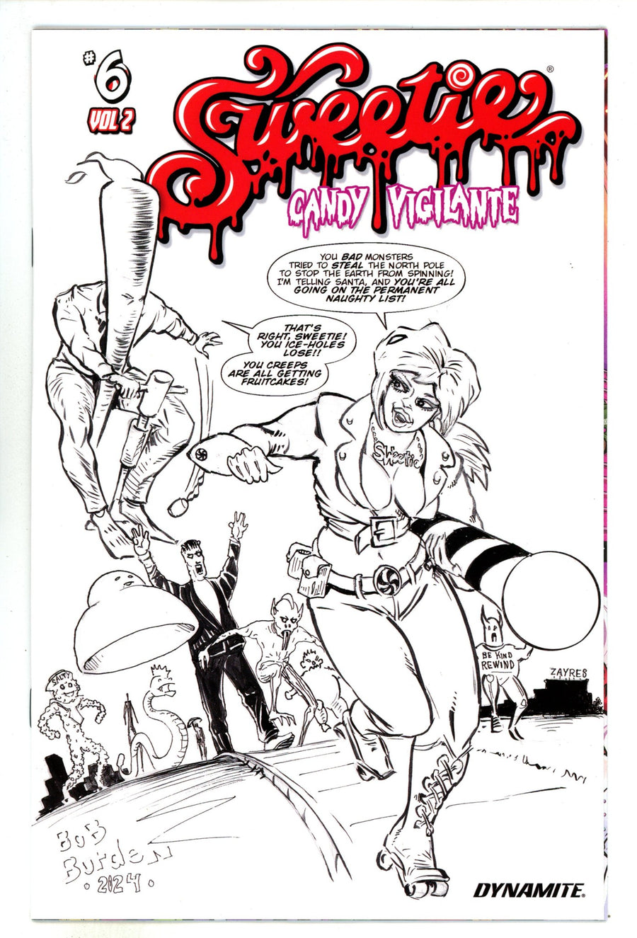 Sweetie Candy Vigilante Vol 2 6 Burden B&W Incentive Variant (2024)