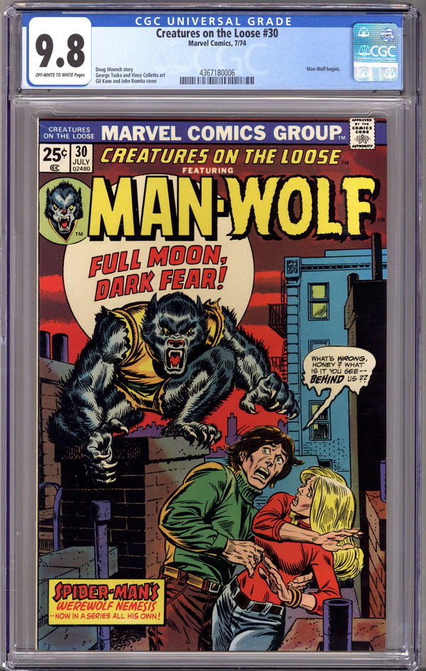 Creatures on the Loose 30 CGC 9.8 (NM/M) (1974)