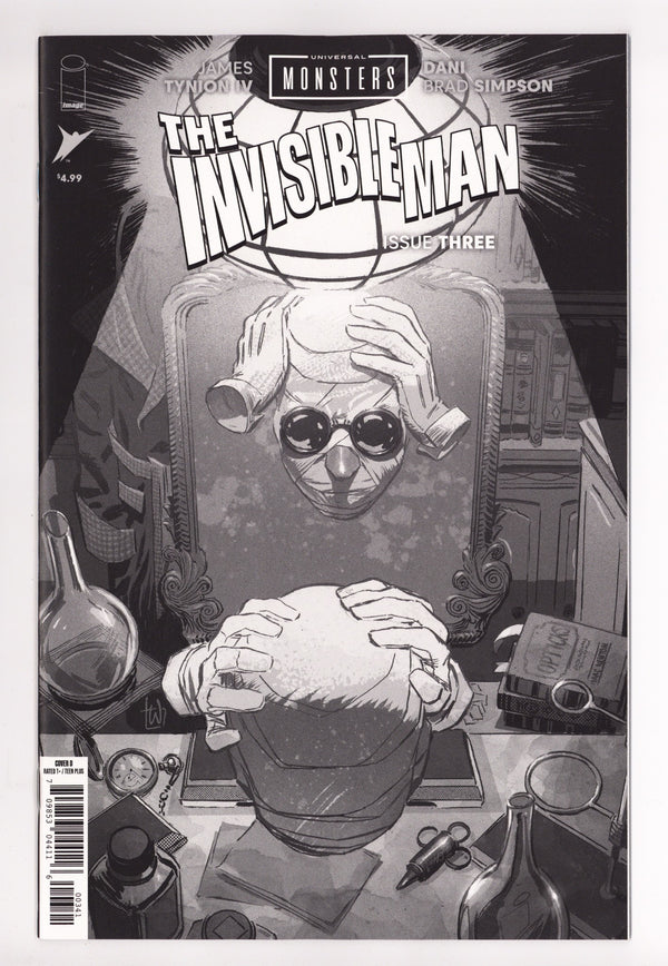 Universal Monsters The Invisible Man 3 Weeks B&W Incentive NM (2025)