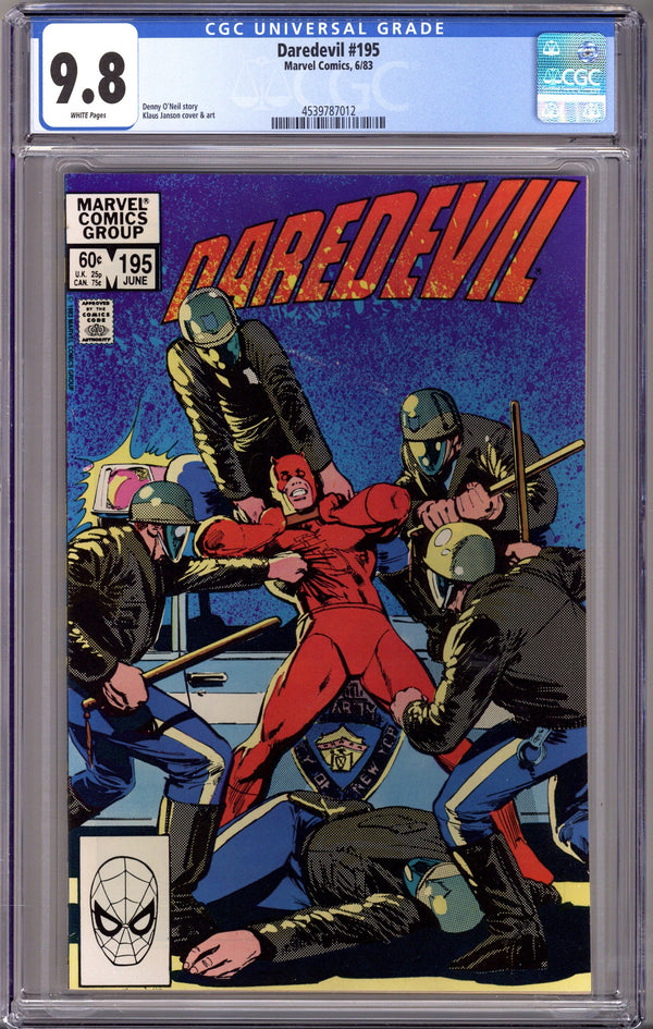 Daredevil Vol 1 195 CGC 9.8 (NM/M) (1983)