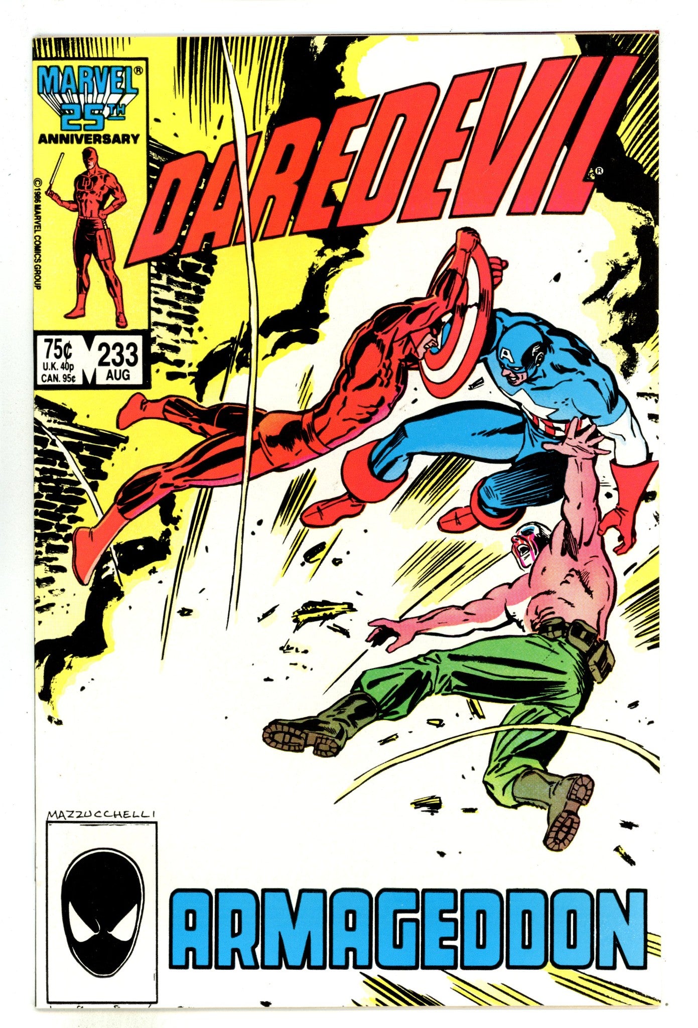 Daredevil Vol 1 233 NM- (9.2) (1986) 