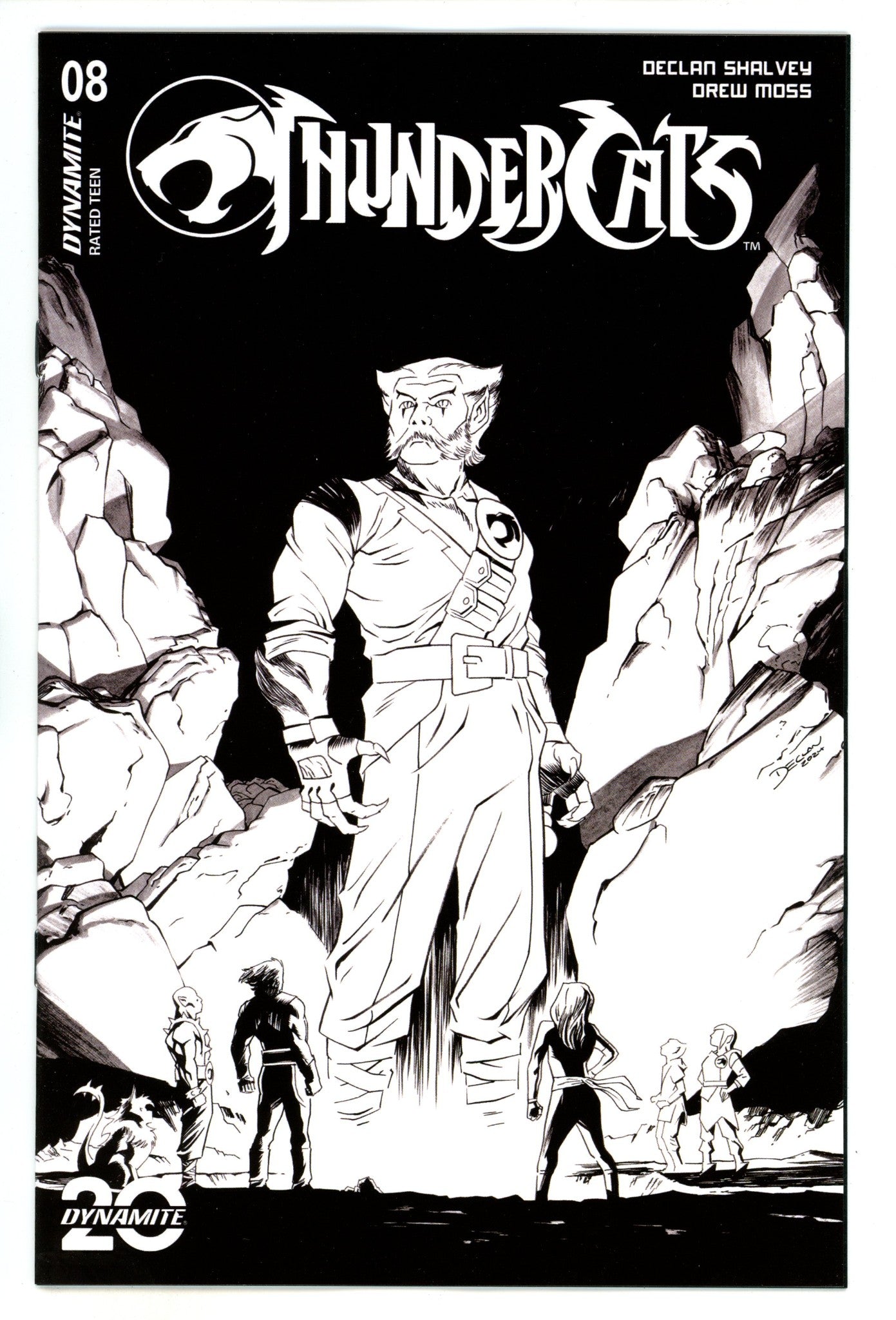Thundercats 8 Shalvey Line Art Incentive Variant (2024)