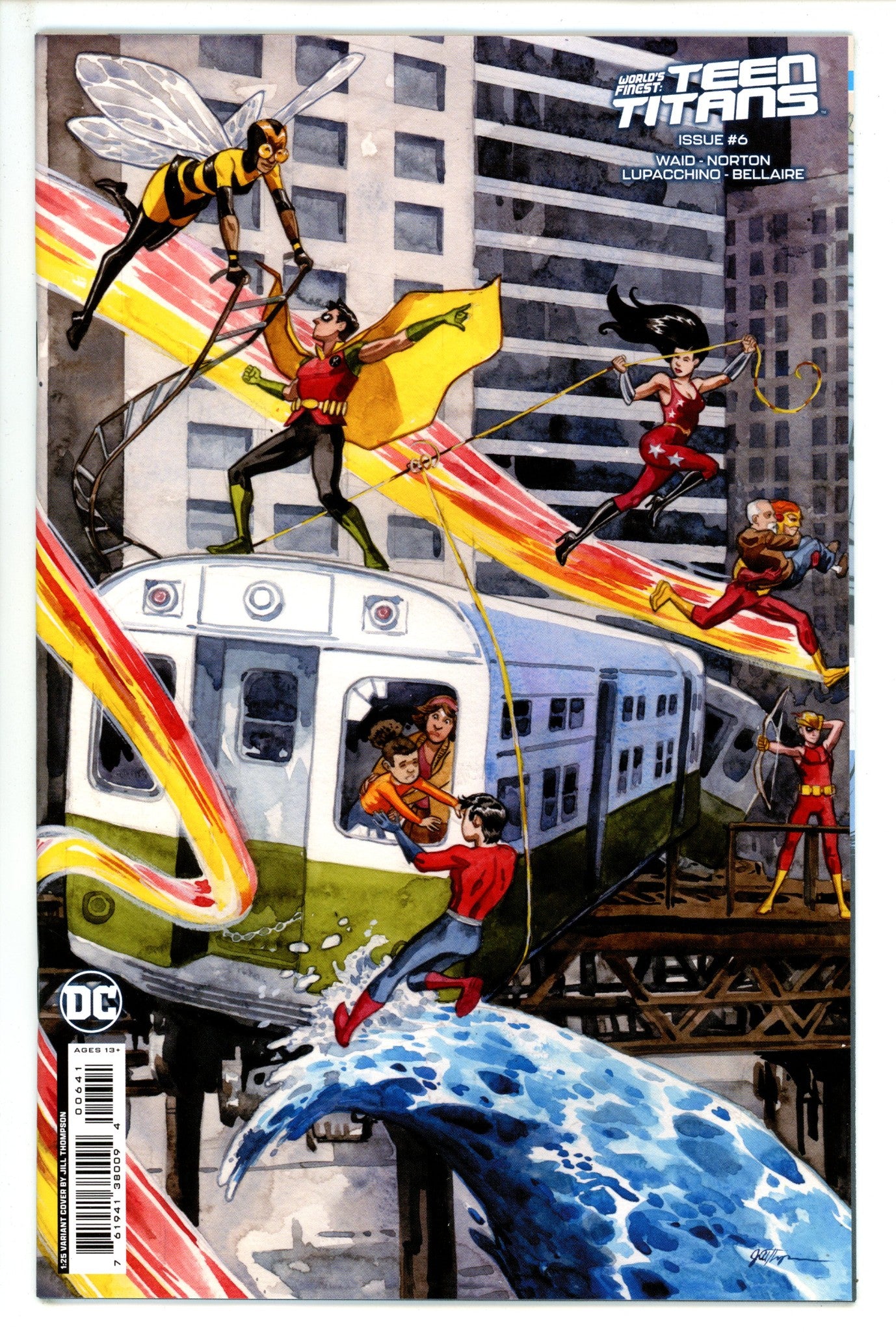 Worlds Finest Teen Titans 6 Thompson Incentive Variant NM- (2023)