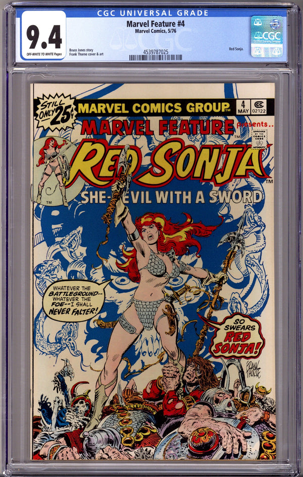 Marvel Feature Vol 2 4 CGC 9.4 (NM) (1976)