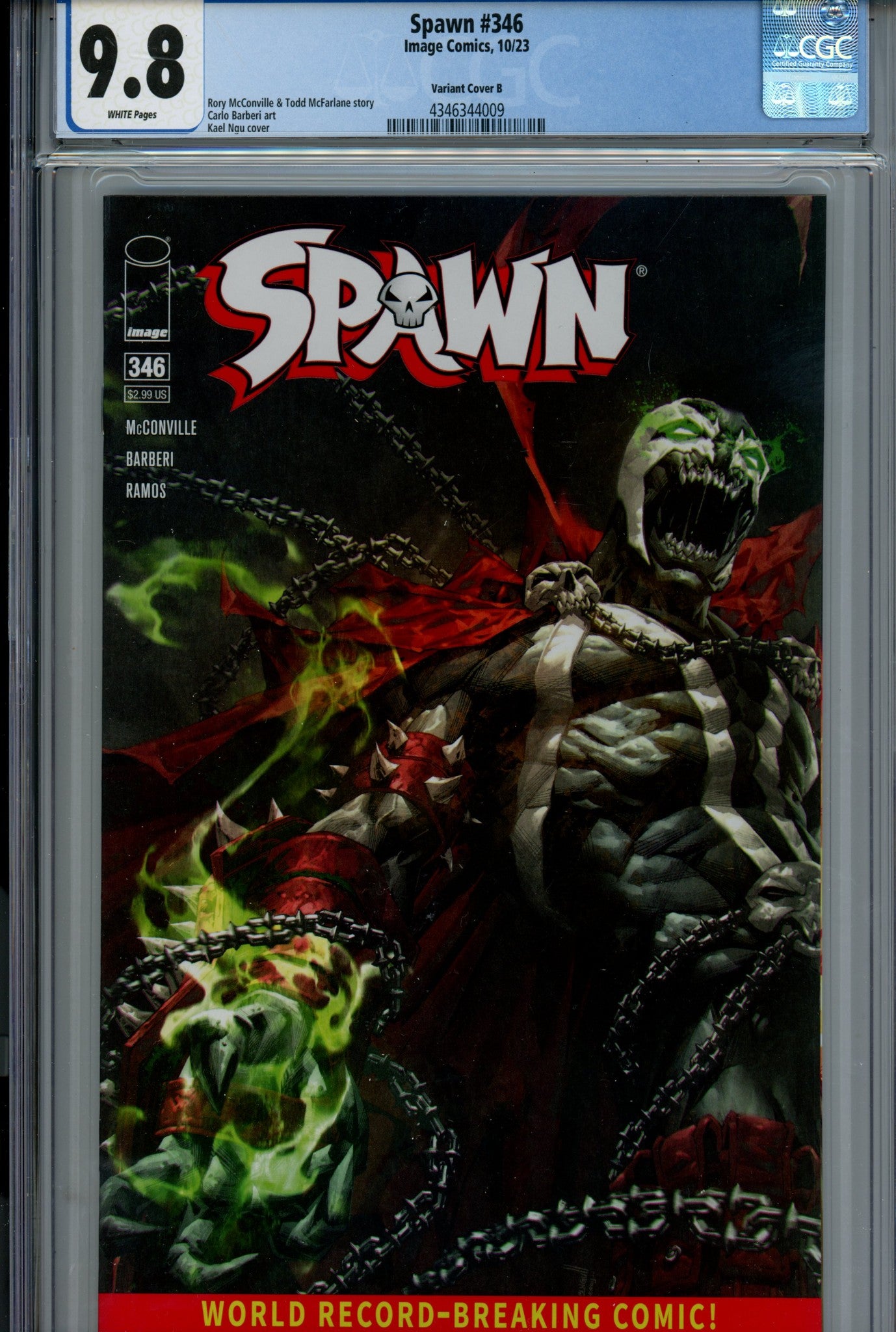 Spawn 346 CGC 9.8 (NM/M) (2023) Ngu Variant 